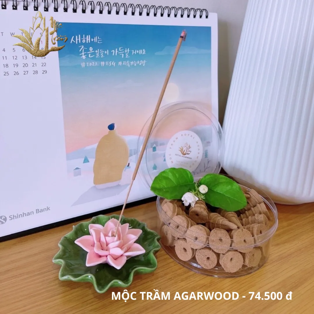 Floral Incense Holder &amp; Lotus Leaf Ceramic Burner Plate – Thick Glazed Premium Set for Vietnamese Natural Agarwood
